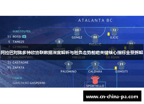 阿拉巴对阵多特欧协联数据深度解析与胜负走势前瞻关键核心指标全景拆解